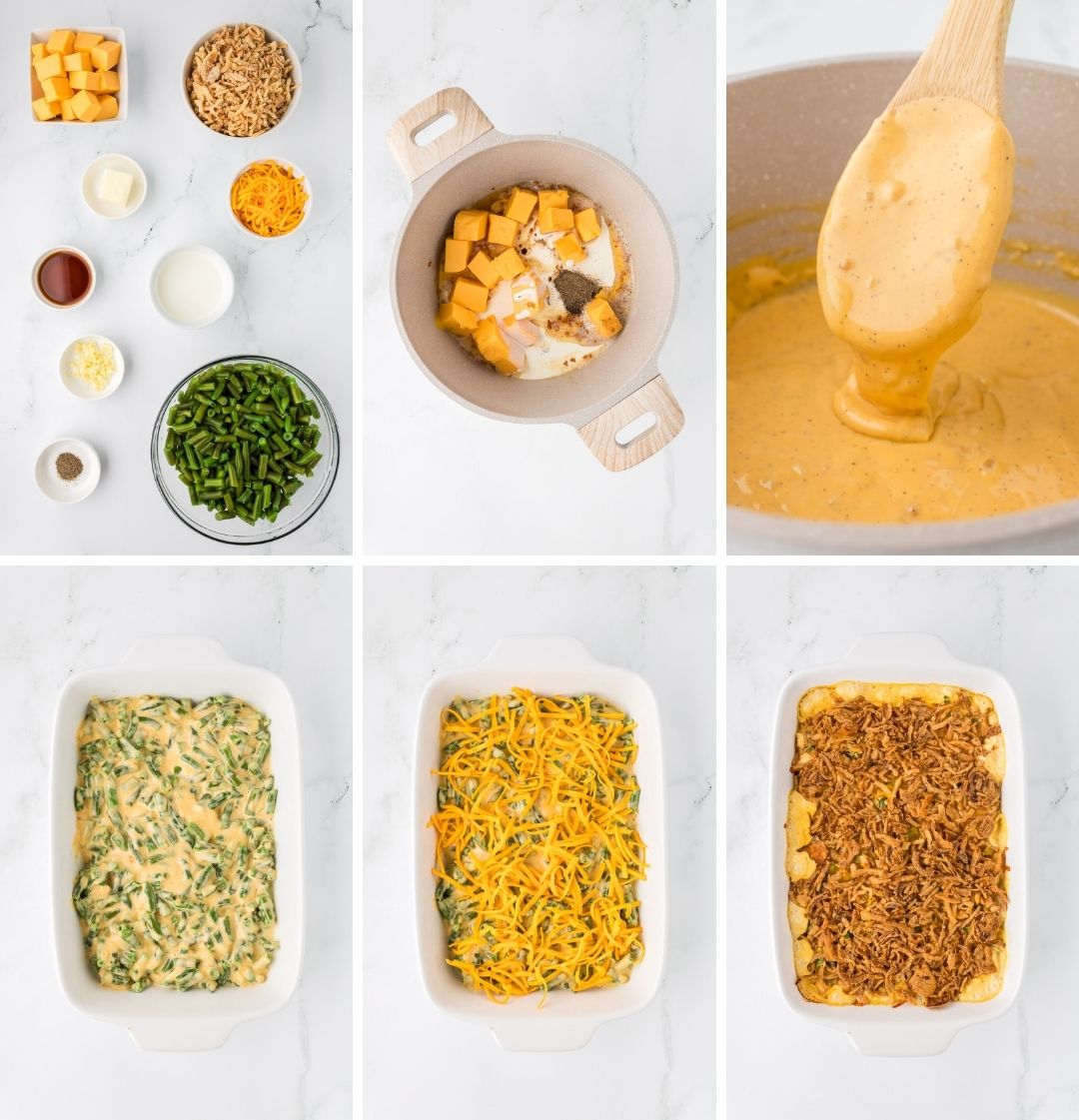 Cheesy Green Bean Casserole