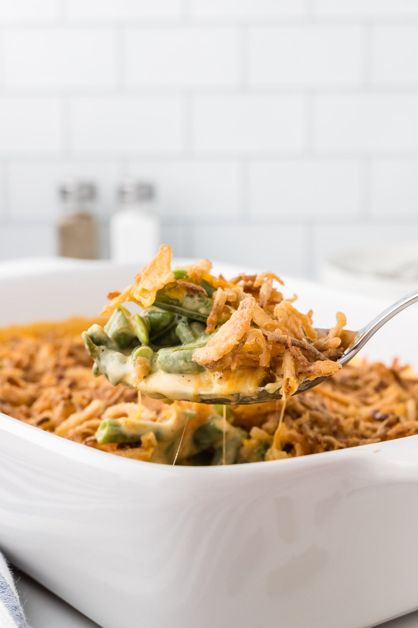 Cheesy Green Bean Casserole