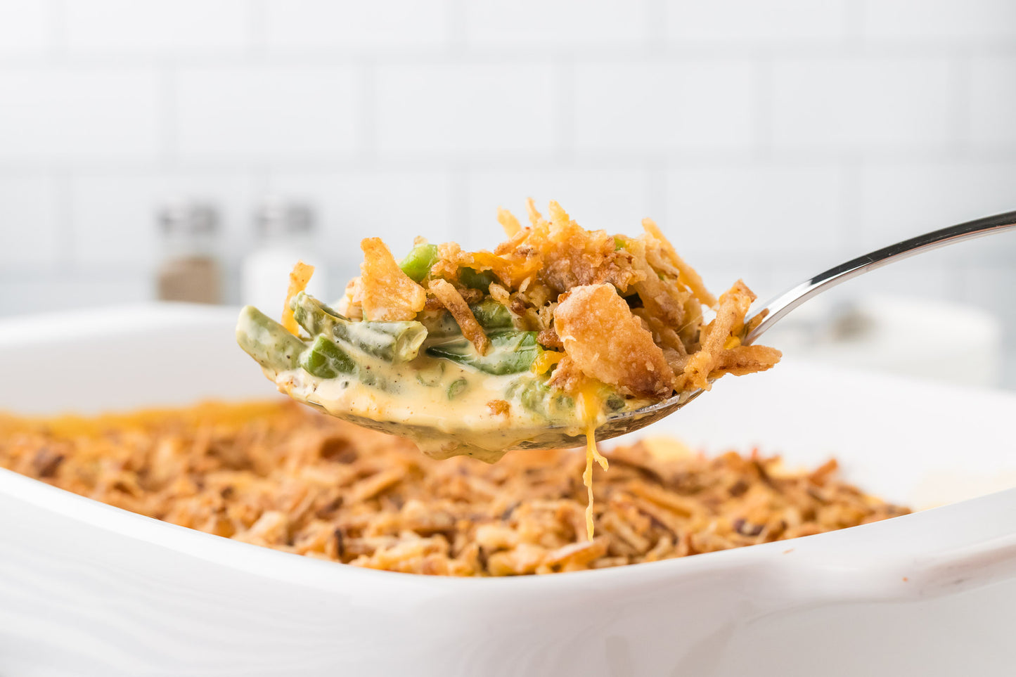 Cheesy Green Bean Casserole