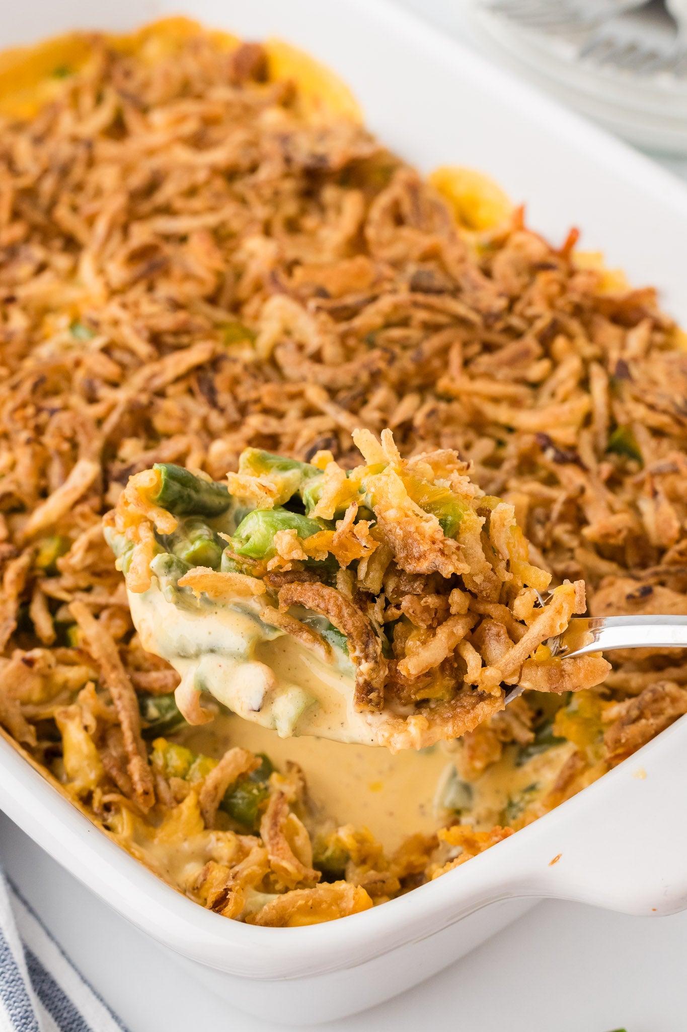 Cheesy Green Bean Casserole