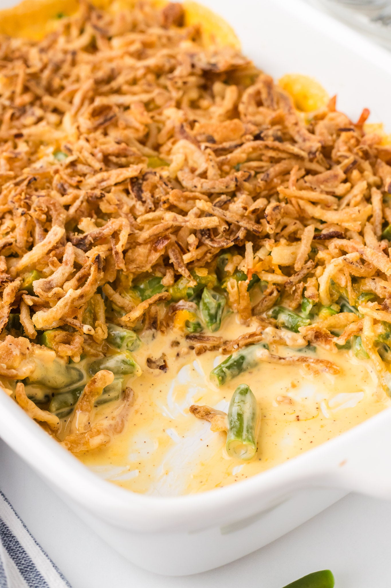 Cheesy Green Bean Casserole